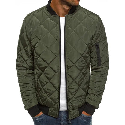 Hommes Veste Bomber Coton Classique