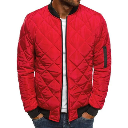 Hommes Veste Bomber Coton Classique