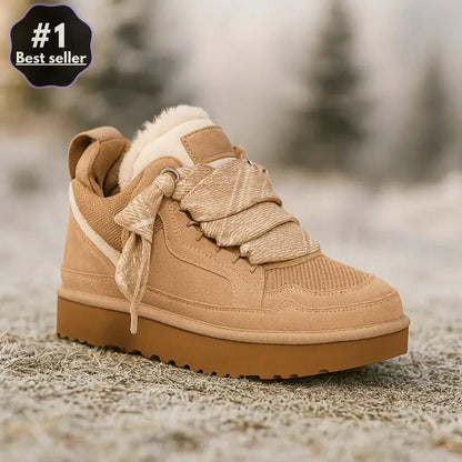 Bottines d'Hiver Femme – Édition Limitée en Daim