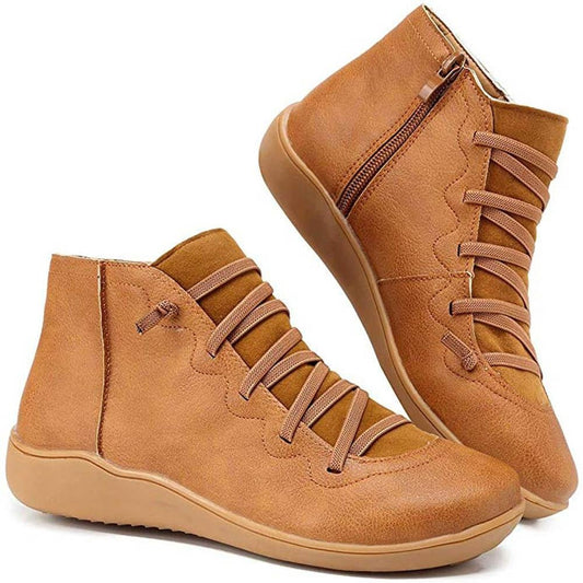 Bottines orthopédiques en cuir - Mode et confort - Teresa-Chaussures-PARIS FEMME
