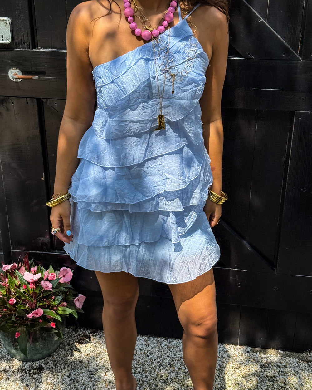 Robe Mineure Femme | Volants Asymétriques, Casual Été