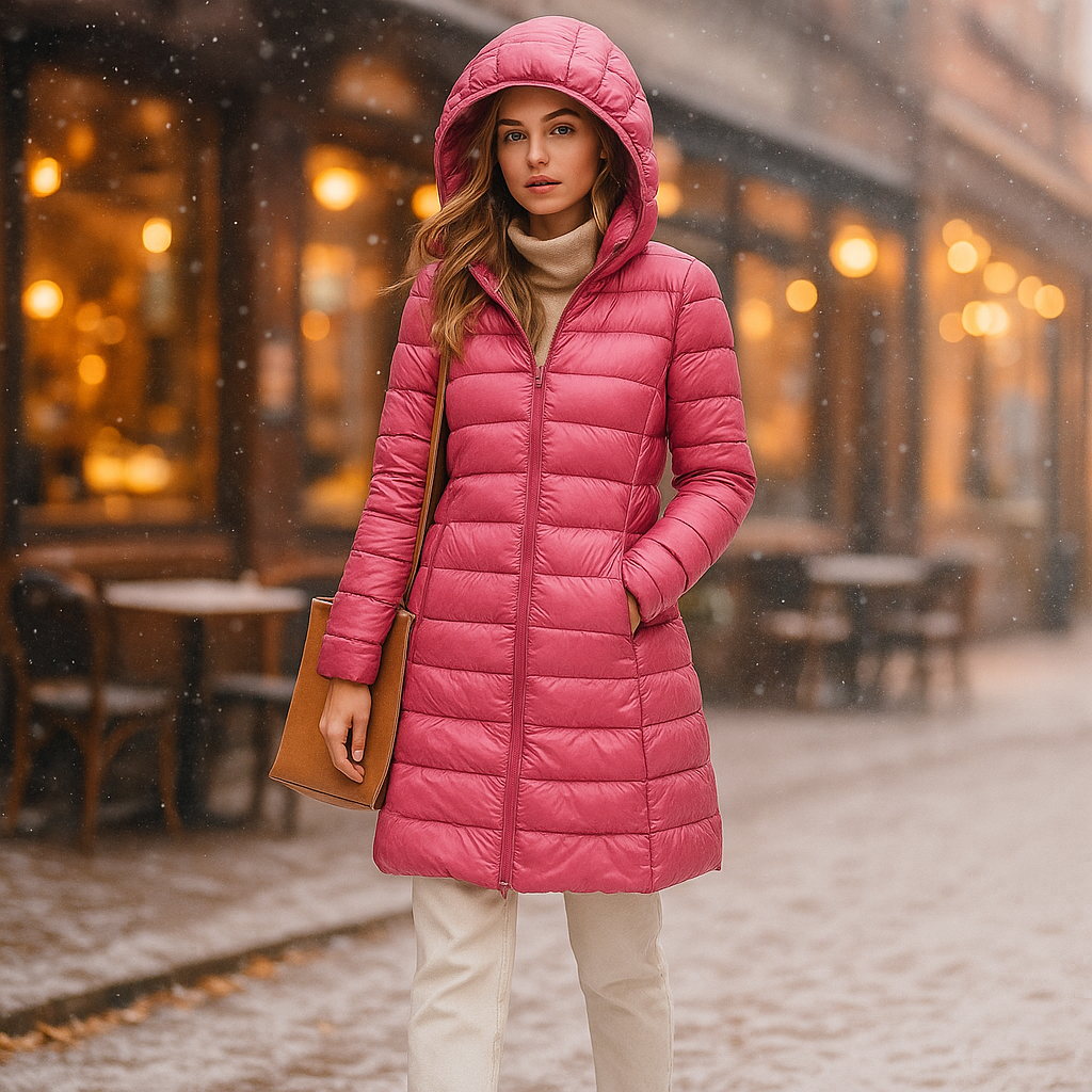 Parisfemme - Doudoune ultralégère femme - Veste à capuche