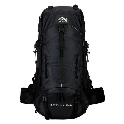 Sac à dos de randonnée 60L | Imperméable, ajustable | Pour la randonnée et les aventures