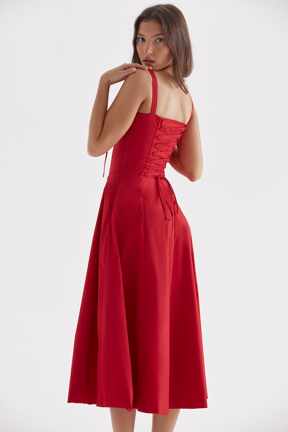 Robe Bustier Femme | Taille Cintrée, Imprimé Floral | Coupe Évasée