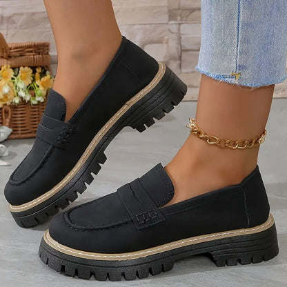 Mocassins orthopédiques femme | Plateforme confortable | Soutien de la voûte