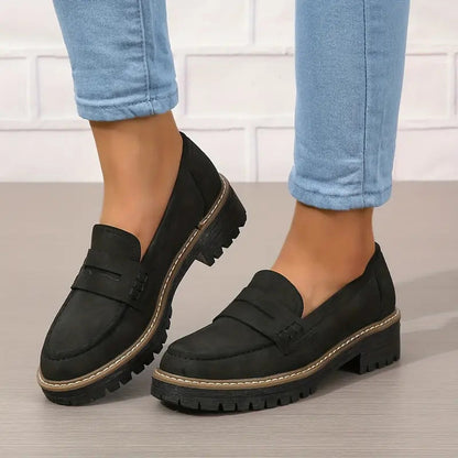 Mocassins orthopédiques femme | Plateforme confortable | Soutien de la voûte