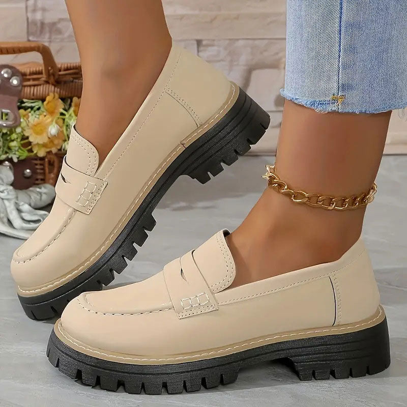 Mocassins orthopédiques femme | Plateforme confortable | Soutien de la voûte