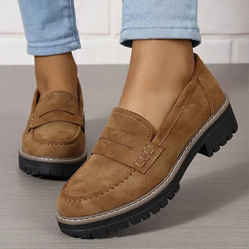 Mocassins orthopédiques femme | Plateforme confortable | Soutien de la voûte