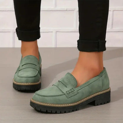 Mocassins orthopédiques femme | Plateforme confortable | Soutien de la voûte