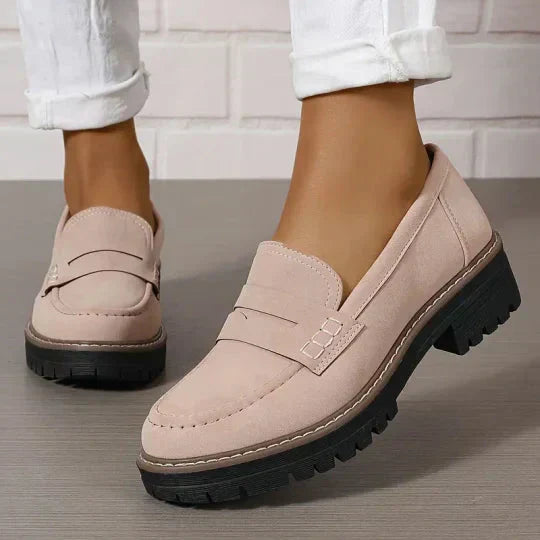 Mocassins orthopédiques femme | Plateforme confortable | Soutien de la voûte