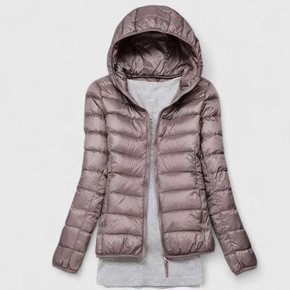 Doudoune légère compressible femme matelassée, chaude pour l'hiver