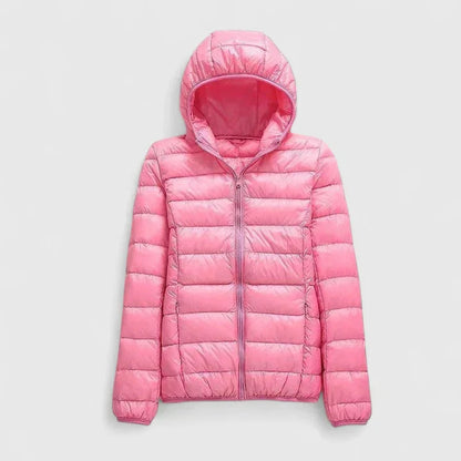 Doudoune légère compressible femme matelassée, chaude pour l'hiver