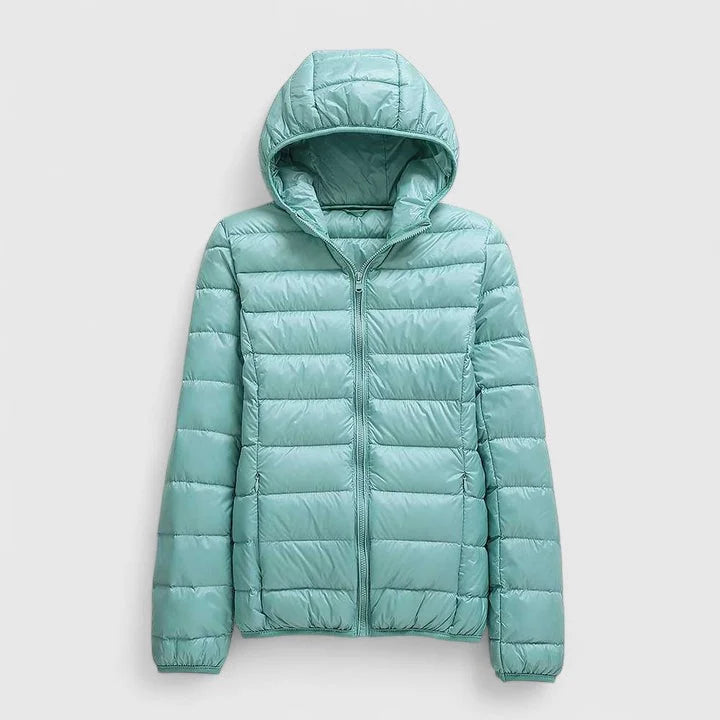 Doudoune légère compressible femme matelassée, chaude pour l'hiver