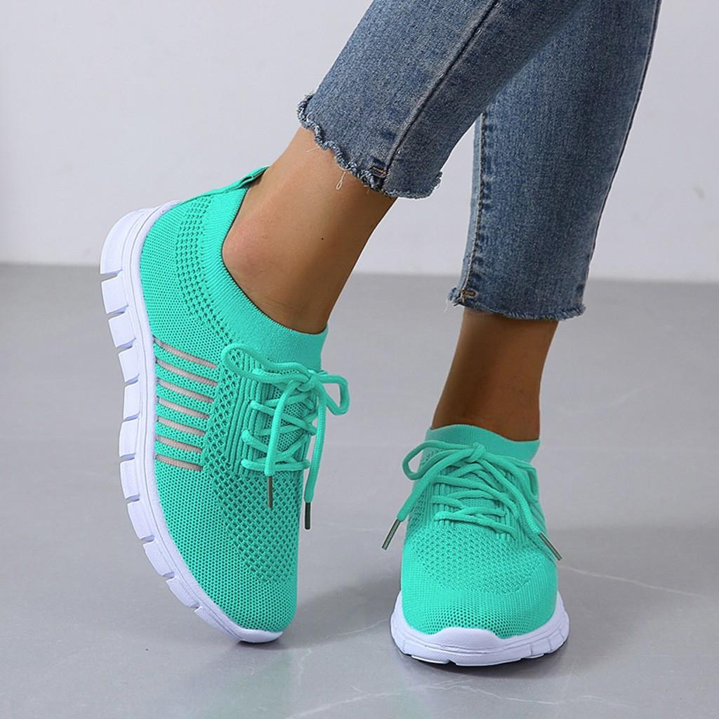 Femmes Baskets Orthopédiques Flyknit Respirantes