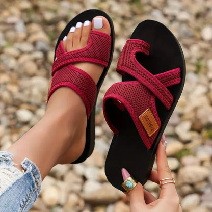 Sandales pour Oignons, Femmes | Brides Croisées | Maille Souple