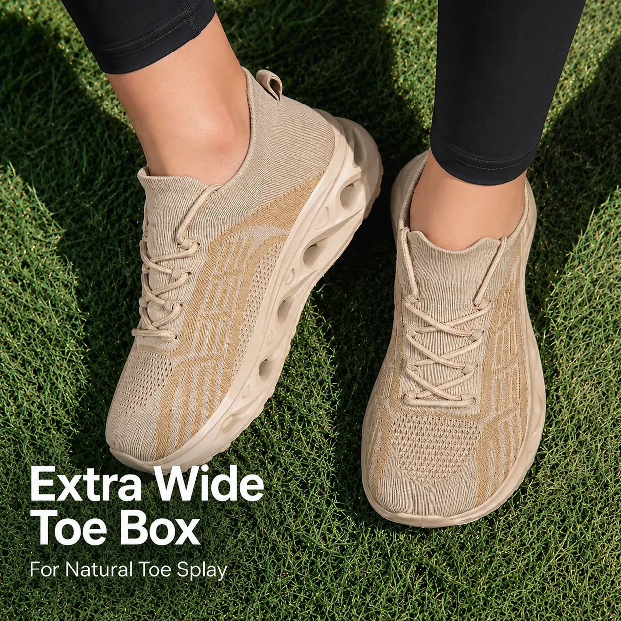 Chaussures de marche orthopédiques | Bout large, semelle flexible