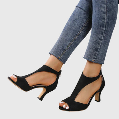 Chaussures de danse latine femme | Talons élégants, Rose et Noir