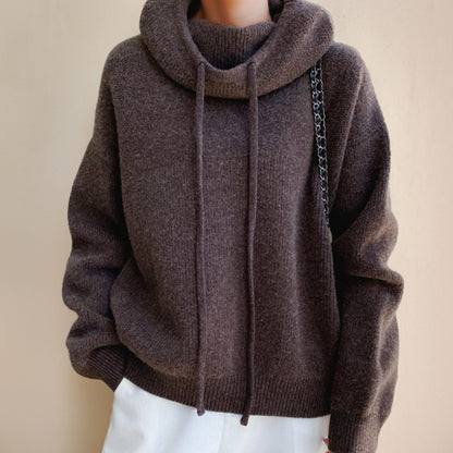 Femmes Sweat-Shirt Oversized Tricoté Confortable