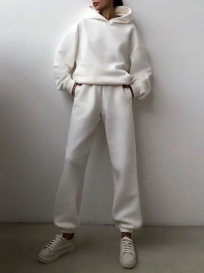 Ensemble Loungewear Femme | Sweat à Capuche et Jogging | Molleton Confortable