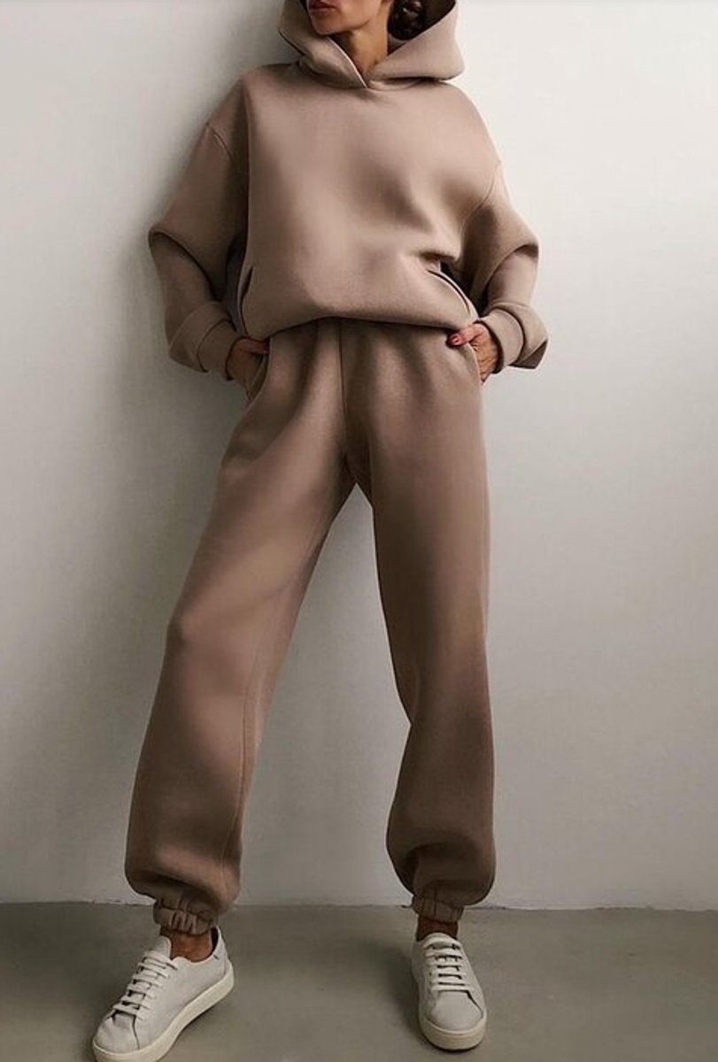 Ensemble Loungewear Femme | Sweat à Capuche et Jogging | Molleton Confortable