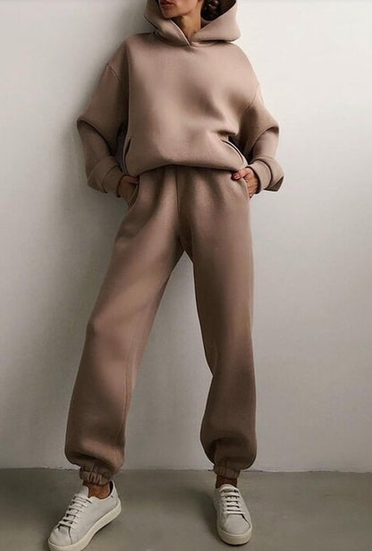 Ensemble Loungewear Femme | Sweat à Capuche et Jogging | Molleton Confortable