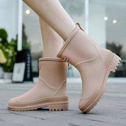 Bottes de Pluie Femme | Imperméables, Semi-Montantes | Confort Quotidien