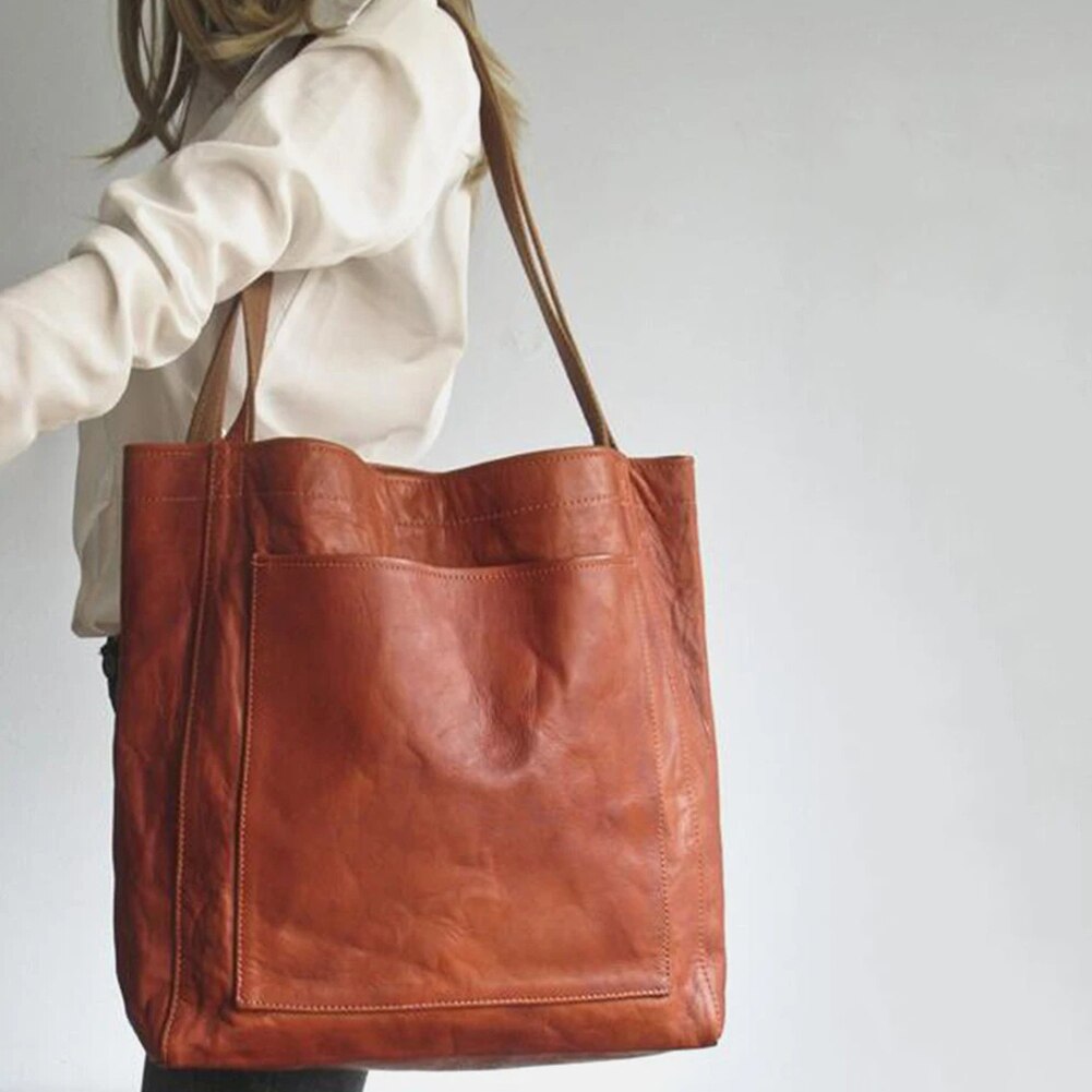 Sac à main en cuir vintage femme | Élisa