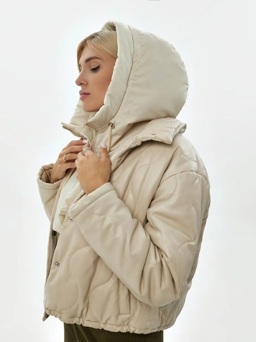 Écharpe à capuche zippée femme hiver taille unique disponible en plusieurs coloris