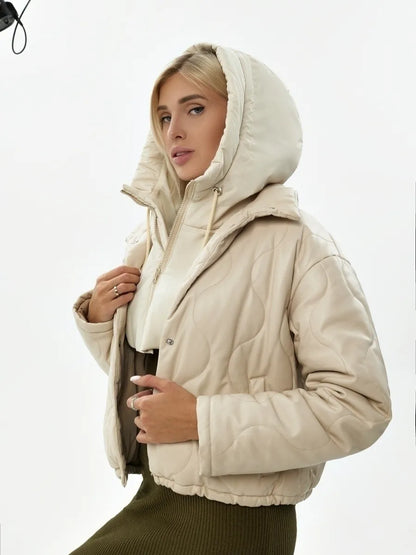 Écharpe à capuche zippée femme hiver taille unique disponible en plusieurs coloris
