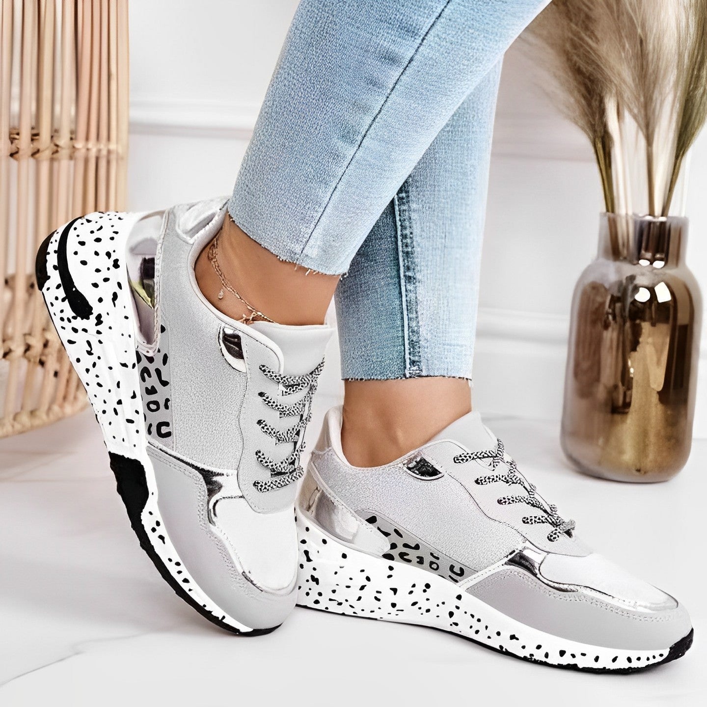 Baskets Orthopédiques Femmes - Confort - Élégance-Chaussures-PARIS FEMME