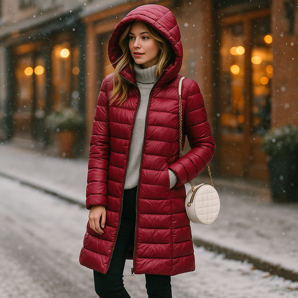 Parisfemme - Doudoune ultralégère femme - Veste à capuche