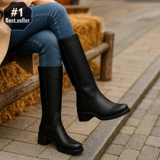 Bottines en Cuir Longues pour Femmes – Édition Limitée