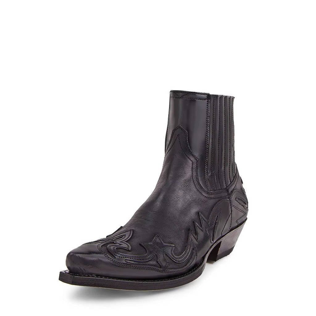 Bottes Cowgirl Pointues | Cuir PU, Talon Ankle | Femme