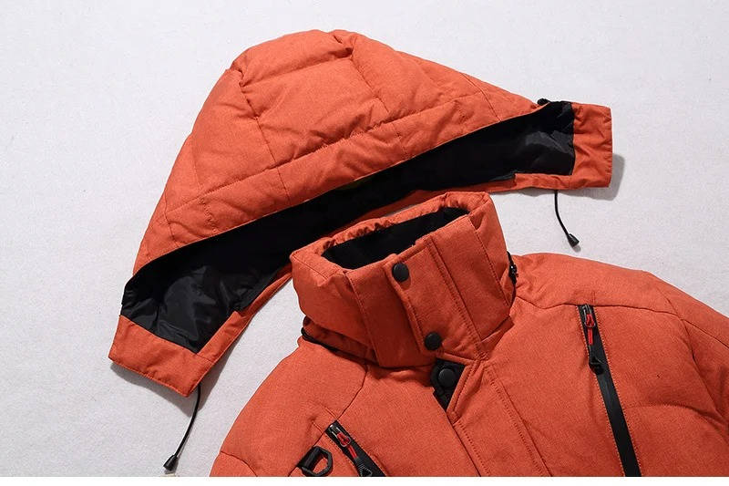 Parka d'hiver homme | Imperméable, coupe-vent | Duvet de canard