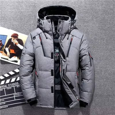 Parka d'hiver homme | Imperméable, coupe-vent | Duvet de canard