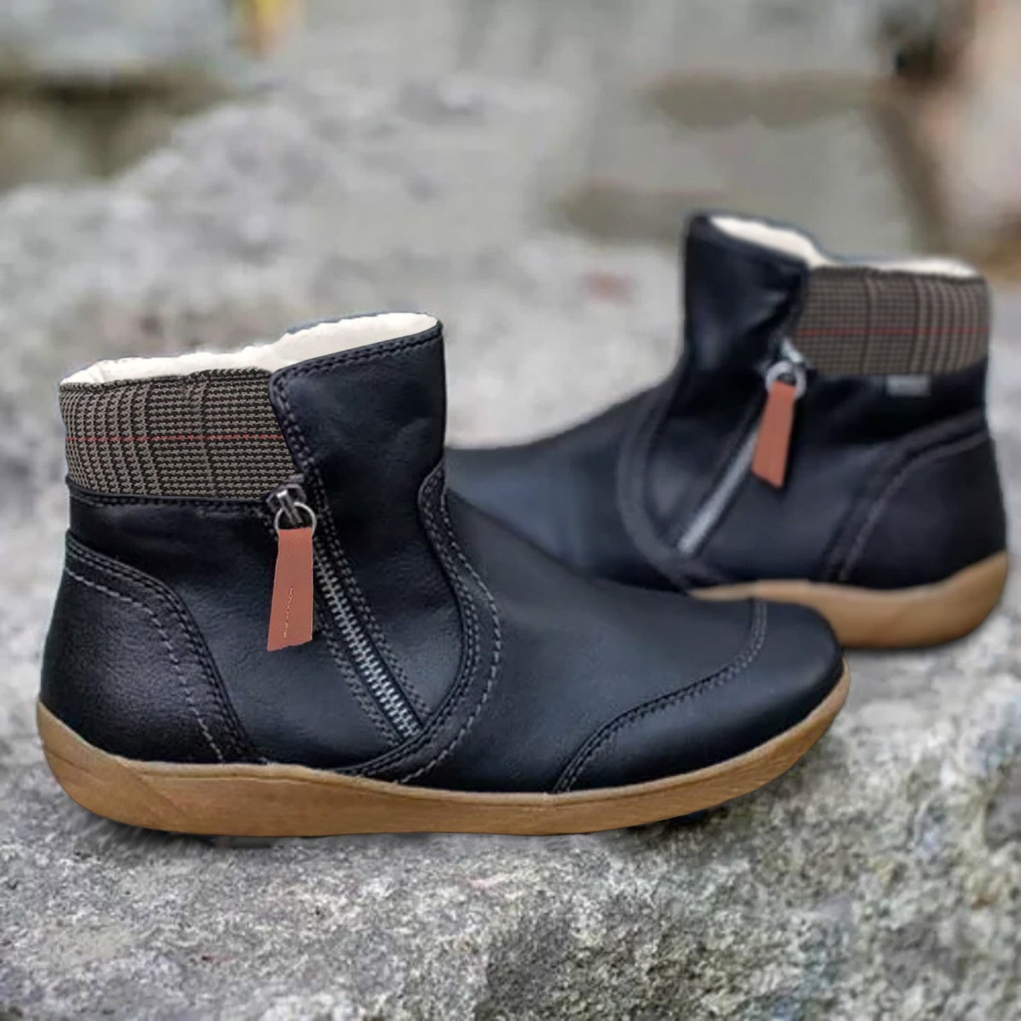 Bottes femme | Imperméables, cuir orthopédique | Hautes