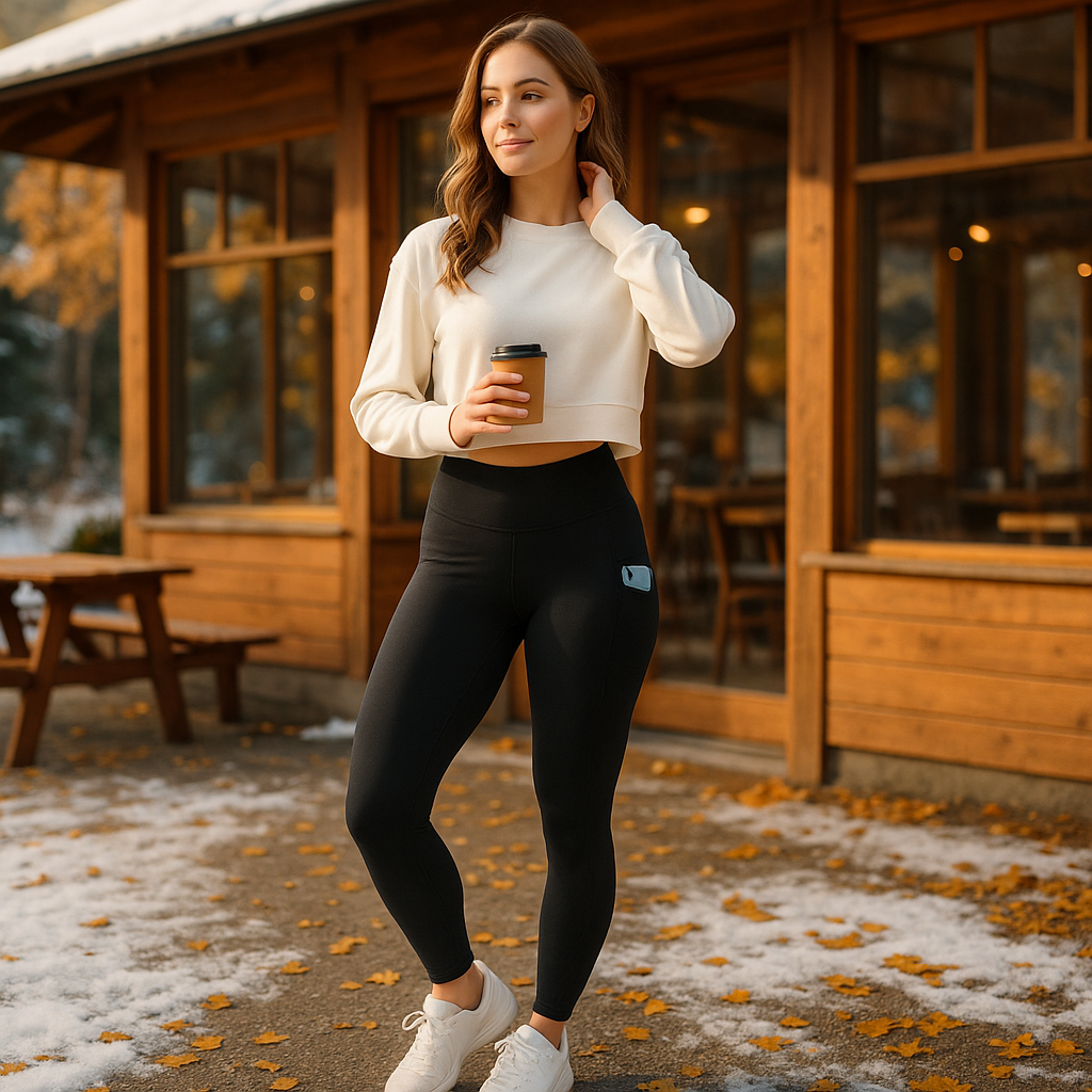 Leggings thermiques sculptants pour femmes – isolés et élastiques