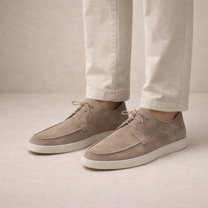 Mocassins Hommes Cuir Lacets Fit Regular