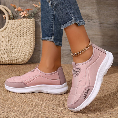 Women orthotic walking sneakers with arch support and cushioned sole