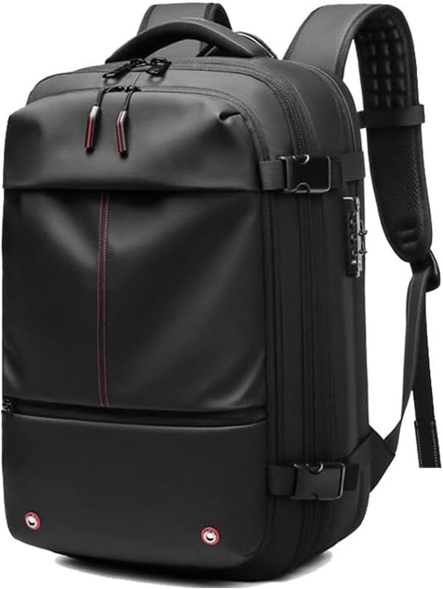 Sac à dos de voyage | Extensible, serrure TSA | Étanche, compartiment humide et sec