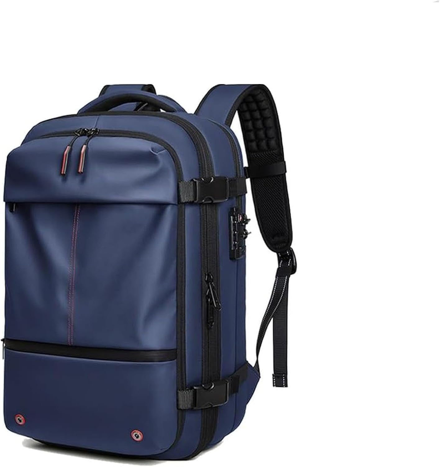 Sac à dos de voyage | Extensible, serrure TSA | Étanche, compartiment humide et sec