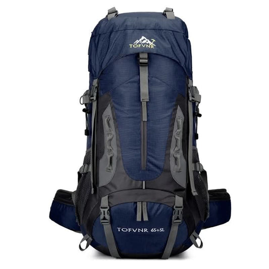 Sac à dos de randonnée 60L | Imperméable, ajustable | Pour la randonnée et les aventures