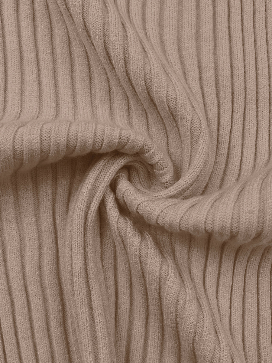 Sweater femme col montant asymétrique coupe ample couleur unie