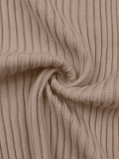 Sweater femme col montant asymétrique coupe ample couleur unie