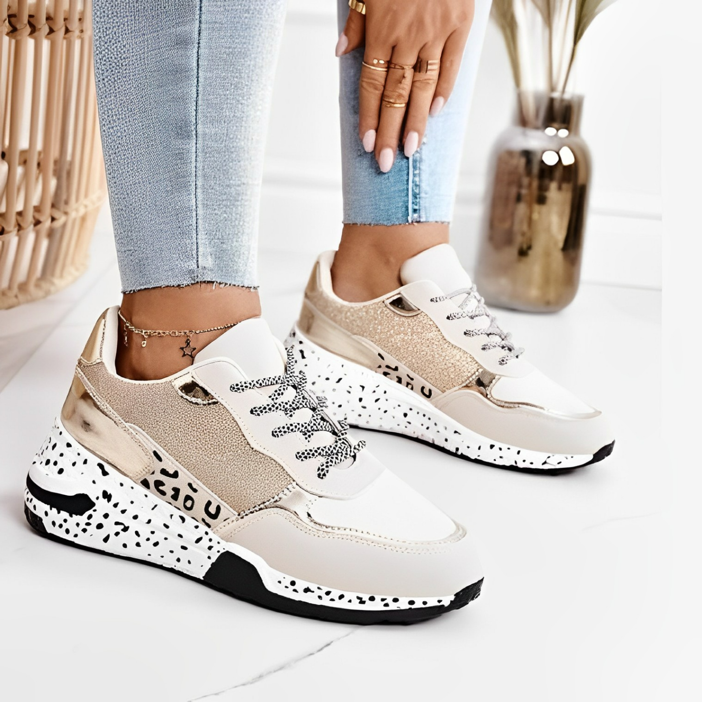 Baskets Orthopédiques Femmes - Confort - Élégance-Chaussures-PARIS FEMME