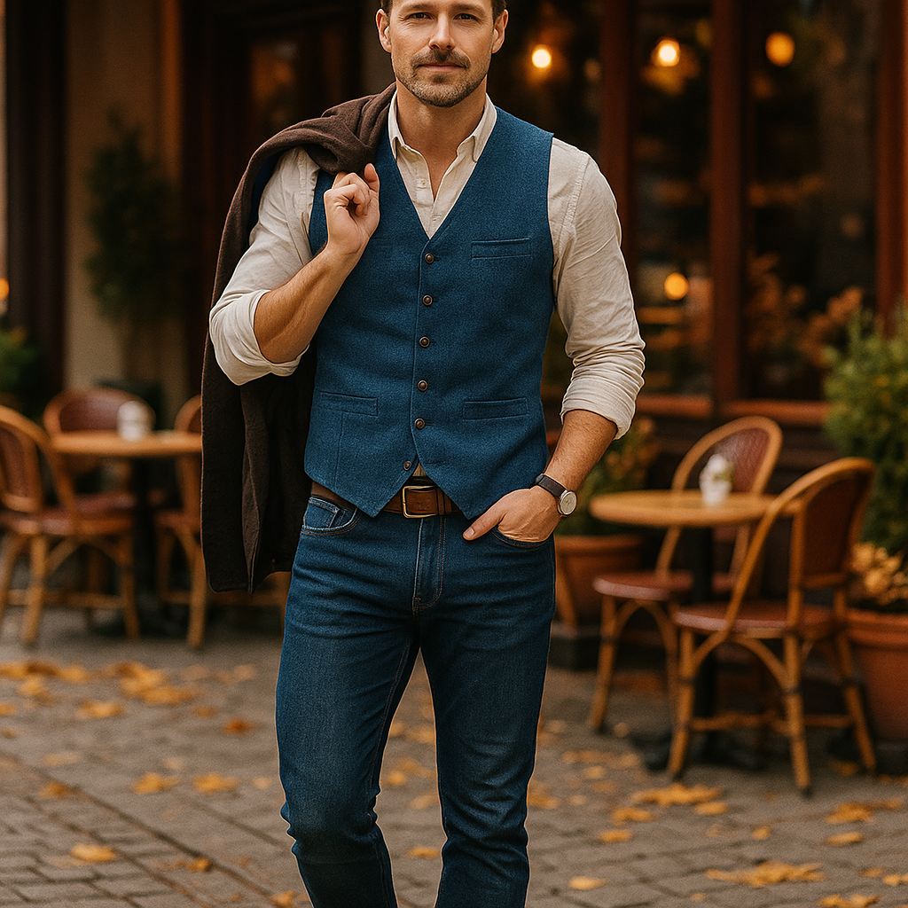 Gilet masculin Parisfemme EVERICH - Élégant - Tendance
