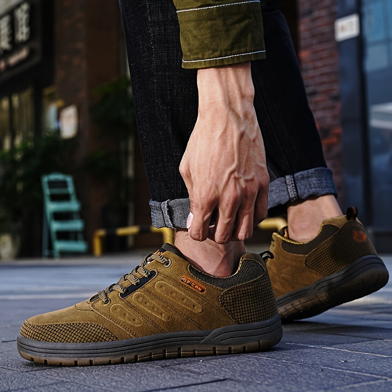 Chaussures de randonnée homme - solides - lacées