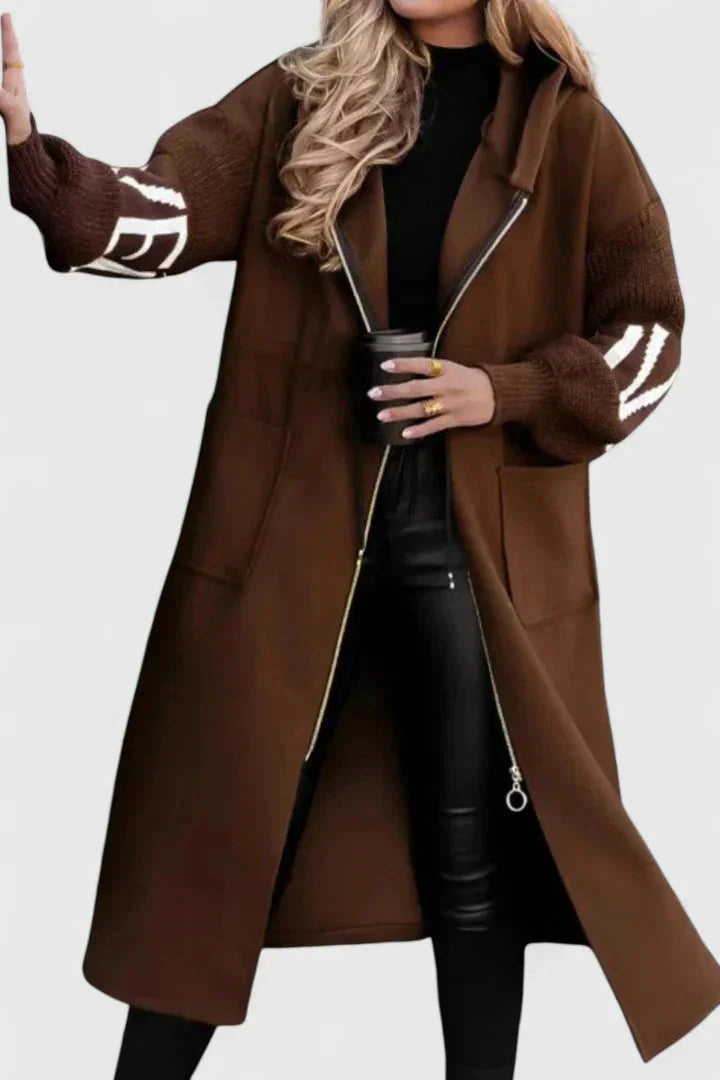 Imperméable femme à capuche élégant | Manteau d'hiver coupe flatteuse