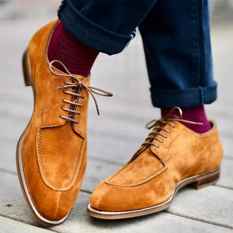 Chaussures Cuir Homme | Lacées Classiques, Marron | Élégance Intemporelle