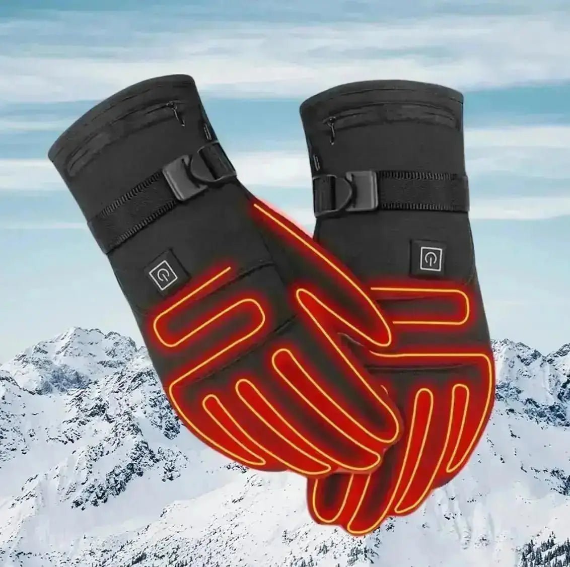 Gants chauffants batterie rechargeable étanches avec 3 niveaux de chaleur et écran tactile